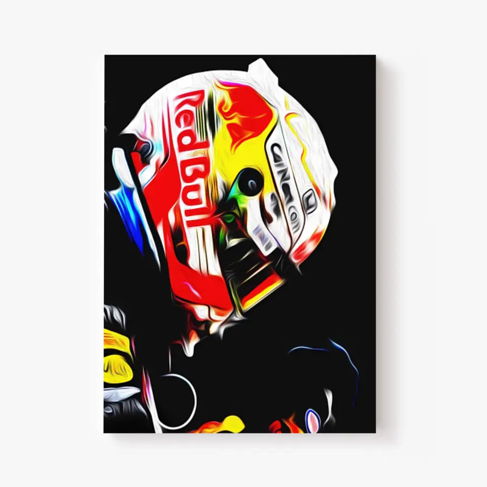 Affiche ou Tableau Max Verstappen Red Bull Formule 1