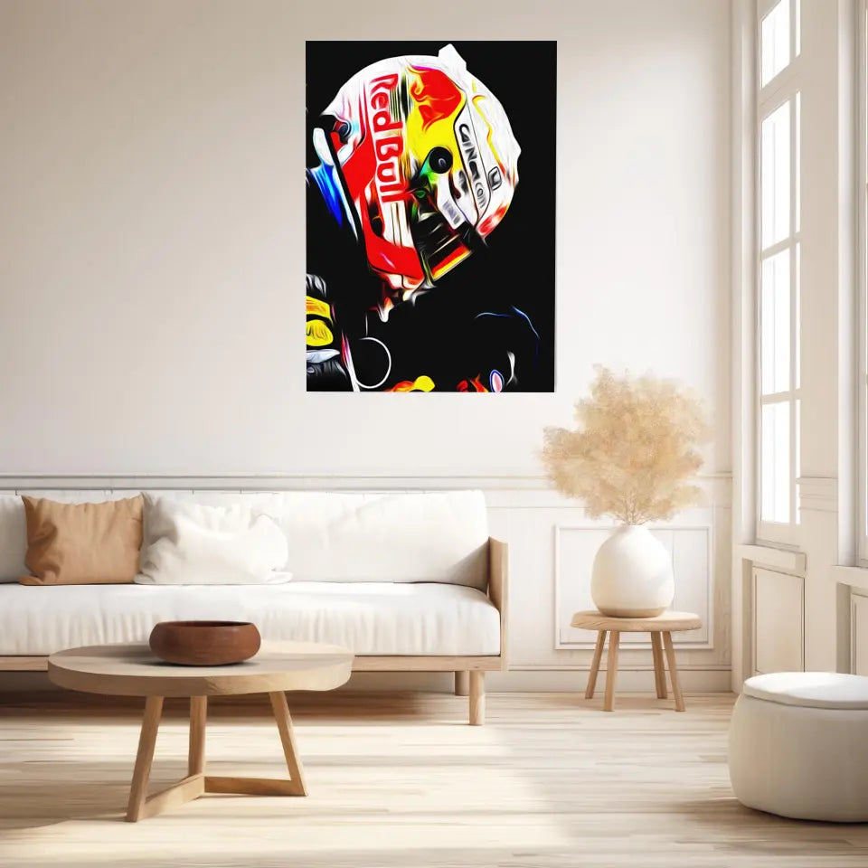 Affiche ou Tableau Max Verstappen Red Bull Formule 1