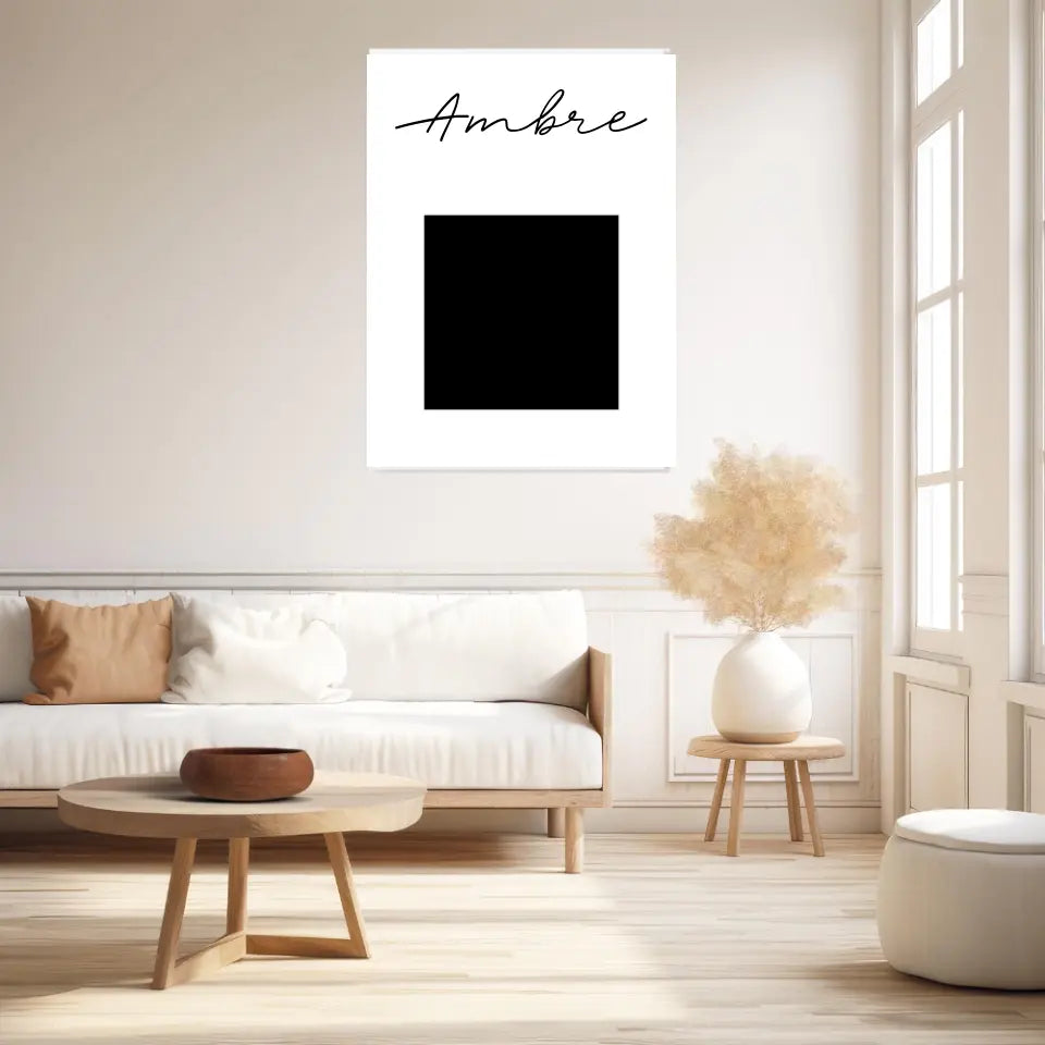 Tableau Portrait Personnalisé de bande dessinée américaine