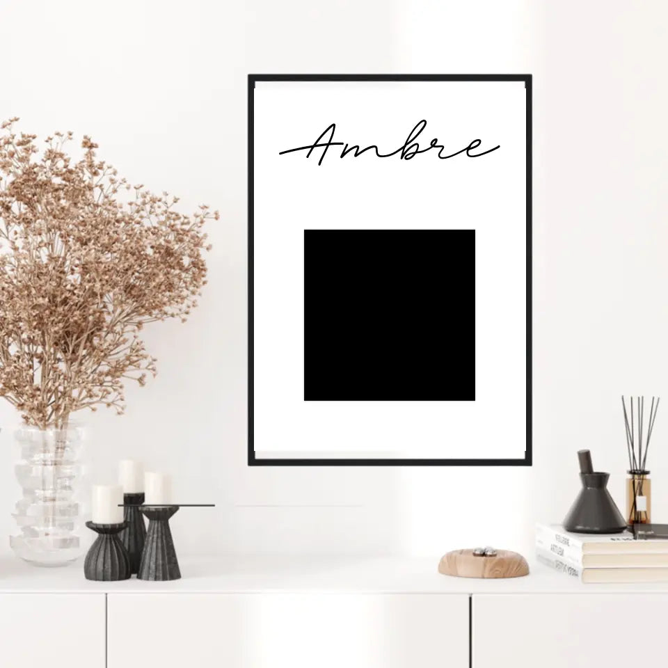 Tableau Portrait Personnalisé de bande dessinée américaine