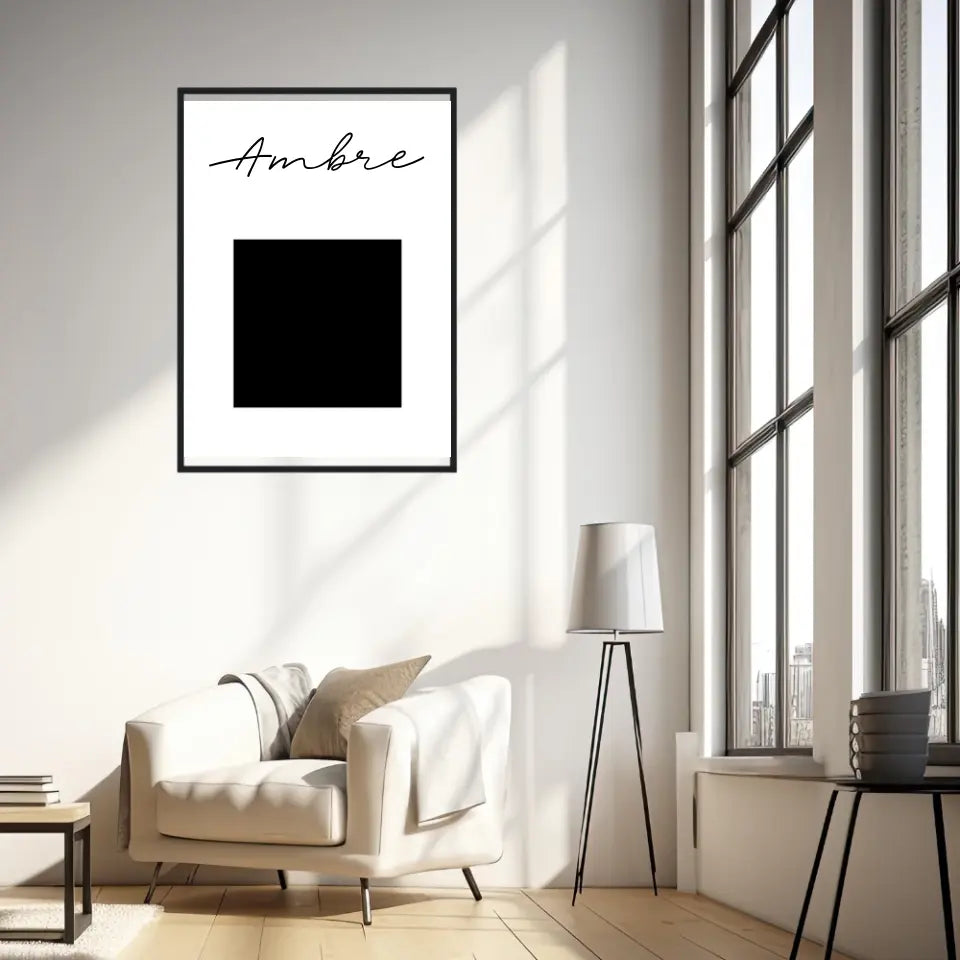 Tableau Portrait Personnalisé de bande dessinée américaine