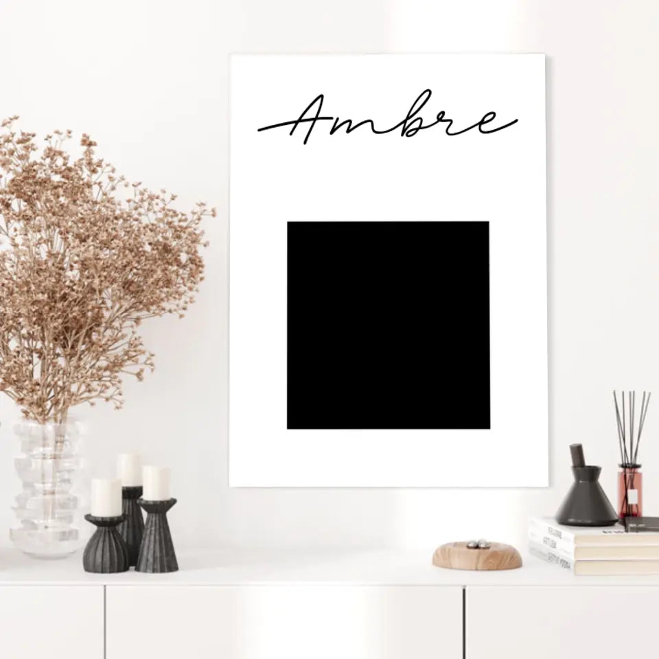 Tableau Portrait Personnalisé de bande dessinée américaine