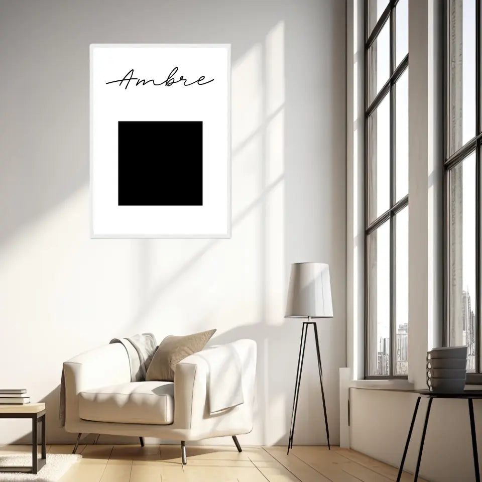 Tableau Portrait Personnalisé Miroir Magique