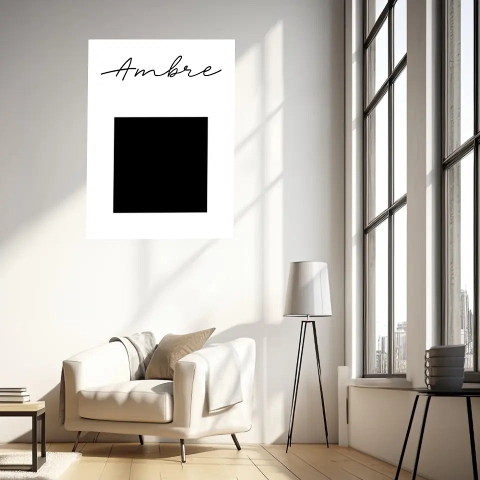 Tableau Portrait Personnalisé Miroir Magique