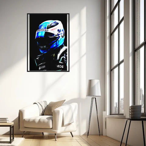 Affiche ou Tableau Valtteri Bottas Mercedes 2021 Formule 1