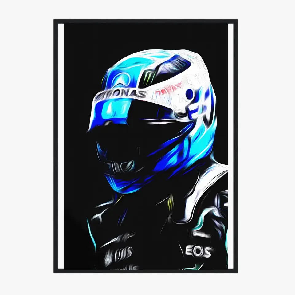 Affiche ou Tableau Valtteri Bottas Mercedes 2021 Formule 1