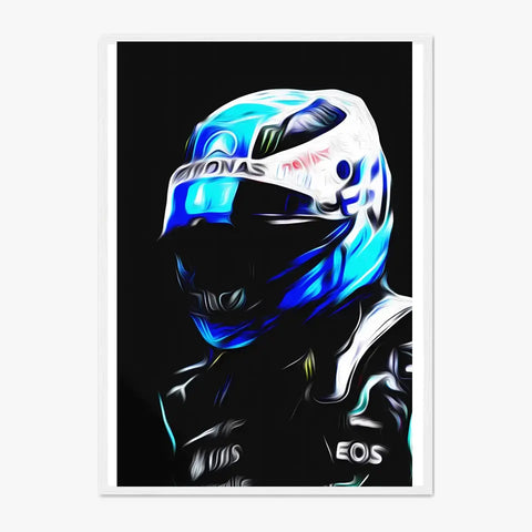 Affiche ou Tableau Valtteri Bottas Mercedes 2021 Formule 1