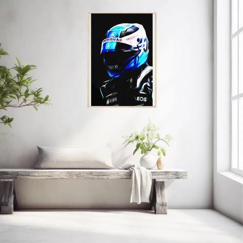 Affiche ou Tableau Valtteri Bottas Mercedes 2021 Formule 1