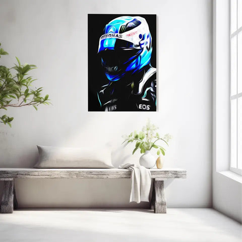 Affiche ou Tableau Valtteri Bottas Mercedes 2021 Formule 1