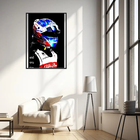 Affiche ou Tableau Valtteri Bottas Alfa Romeo 2022 Formule 1