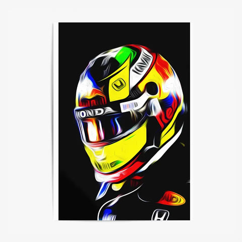 Affiche ou Tableau Sergio Perez Red Bull 2021 Formule 1