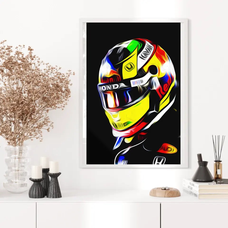 Affiche ou Tableau Sergio Perez Red Bull 2021 Formule 1