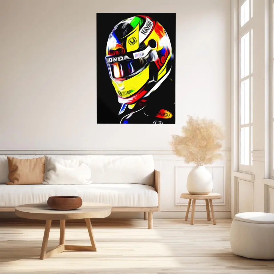 Affiche ou Tableau Sergio Perez Red Bull 2021 Formule 1