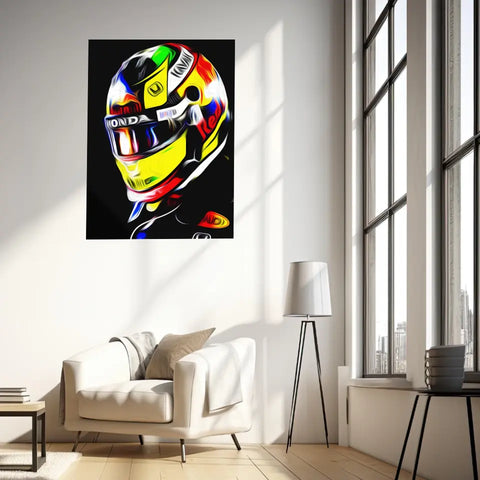 Affiche ou Tableau Sergio Perez Red Bull 2021 Formule 1