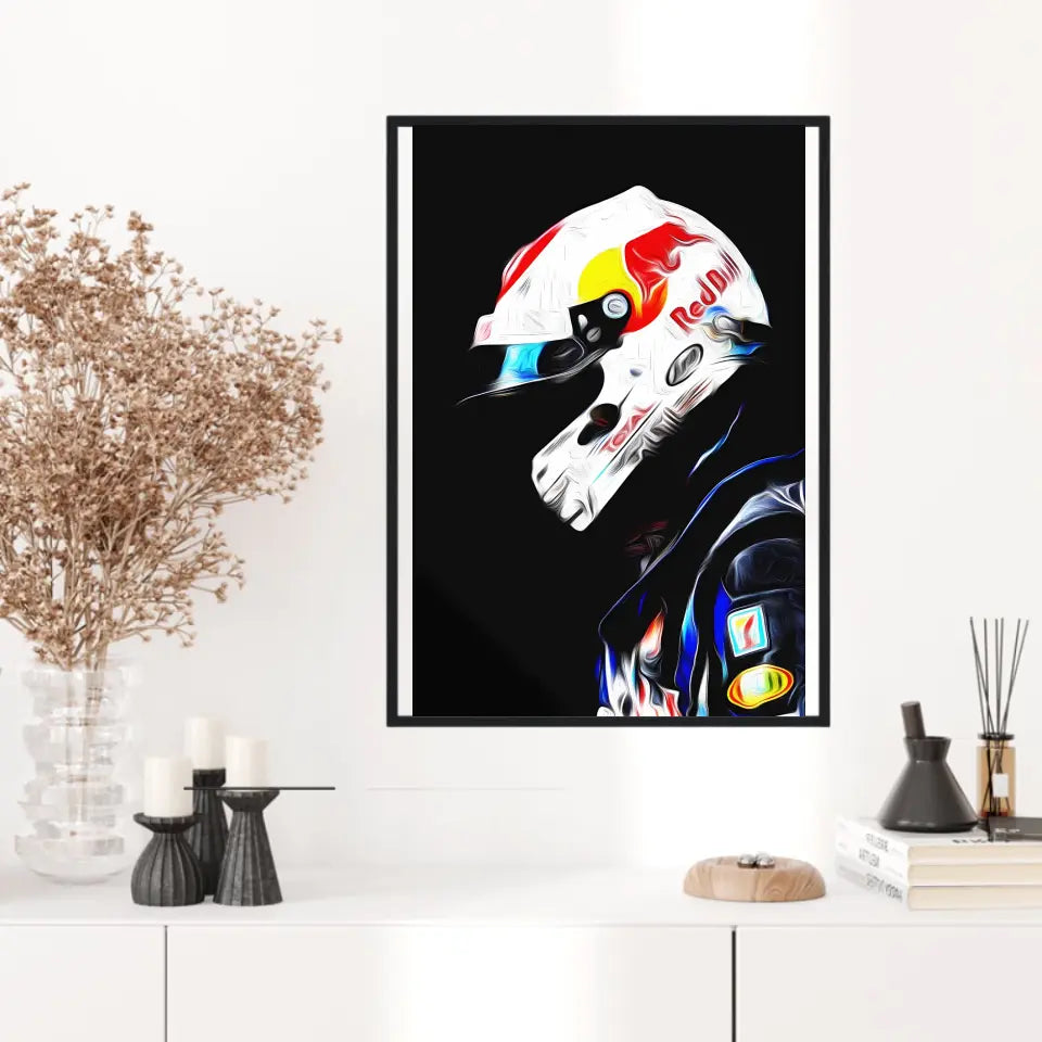 Affiche ou Tableau Sebastian Vettel Red Bull 2011 Japan Formula 1