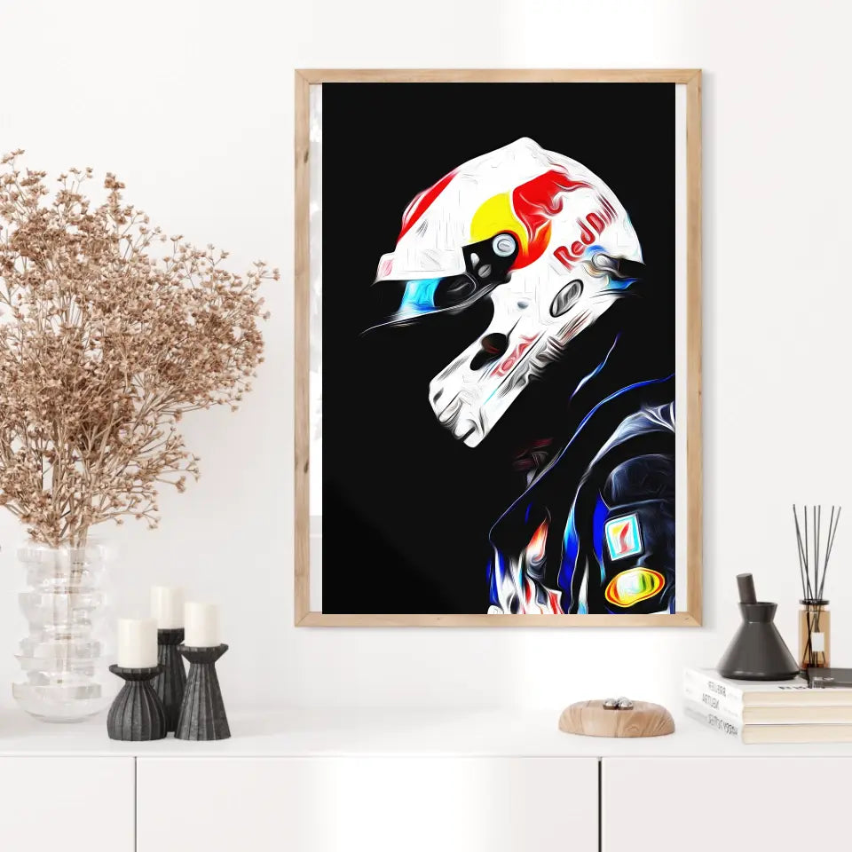 Affiche ou Tableau Sebastian Vettel Red Bull 2011 Japan Formula 1