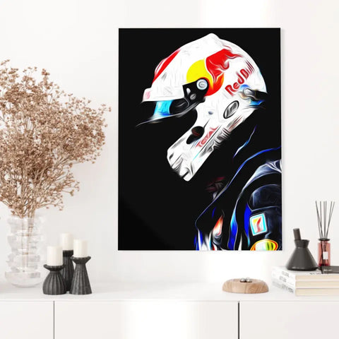 Affiche ou Tableau Sebastian Vettel Red Bull 2011 Japan Formula 1