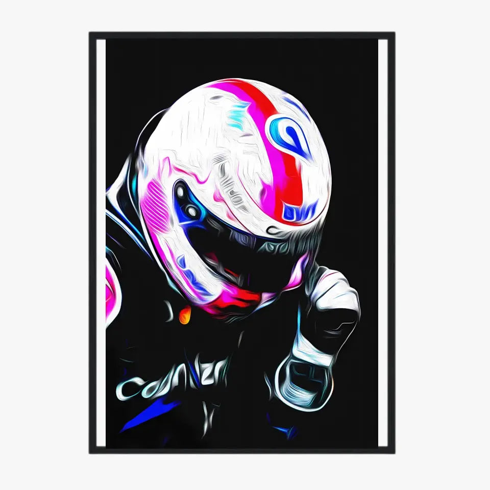 Affiche ou Tableau Sebastian Vettel Aston Martin 2021 Formule 1