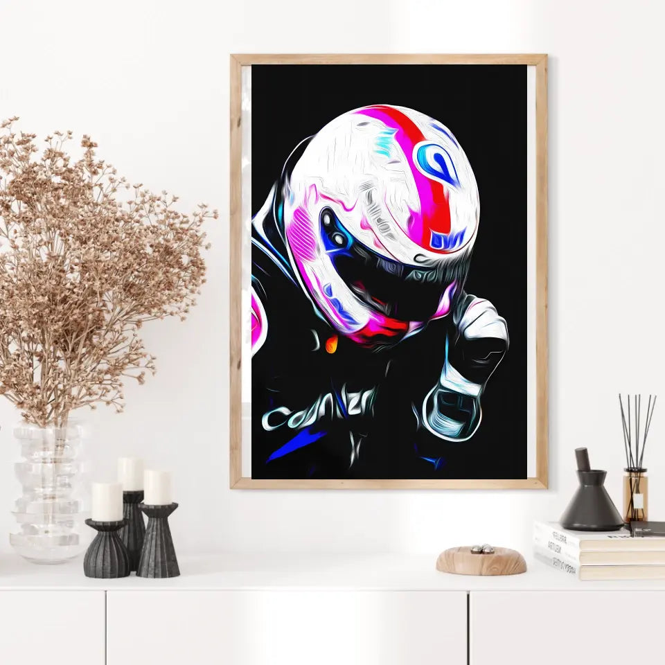 Affiche ou Tableau Sebastian Vettel Aston Martin 2021 Formule 1