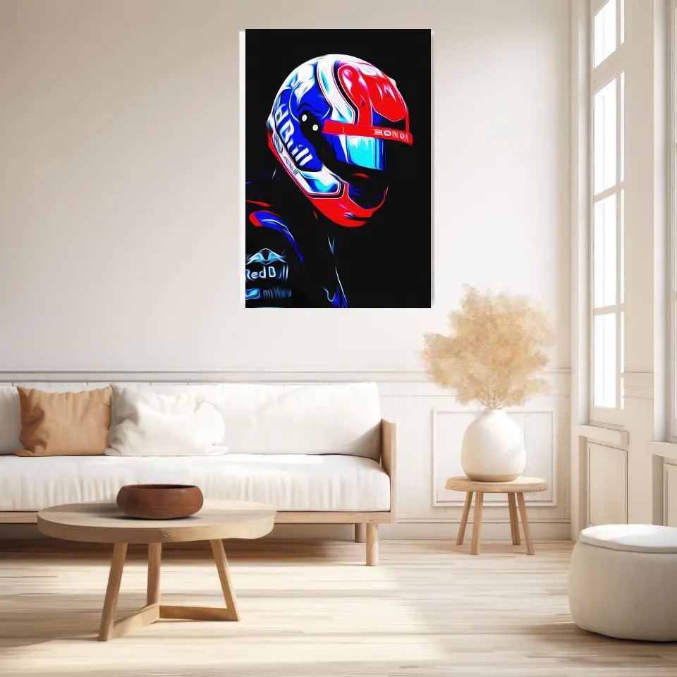 Affiche ou Tableau Pierre Gasly Toro Rosso 2018 Formule 1