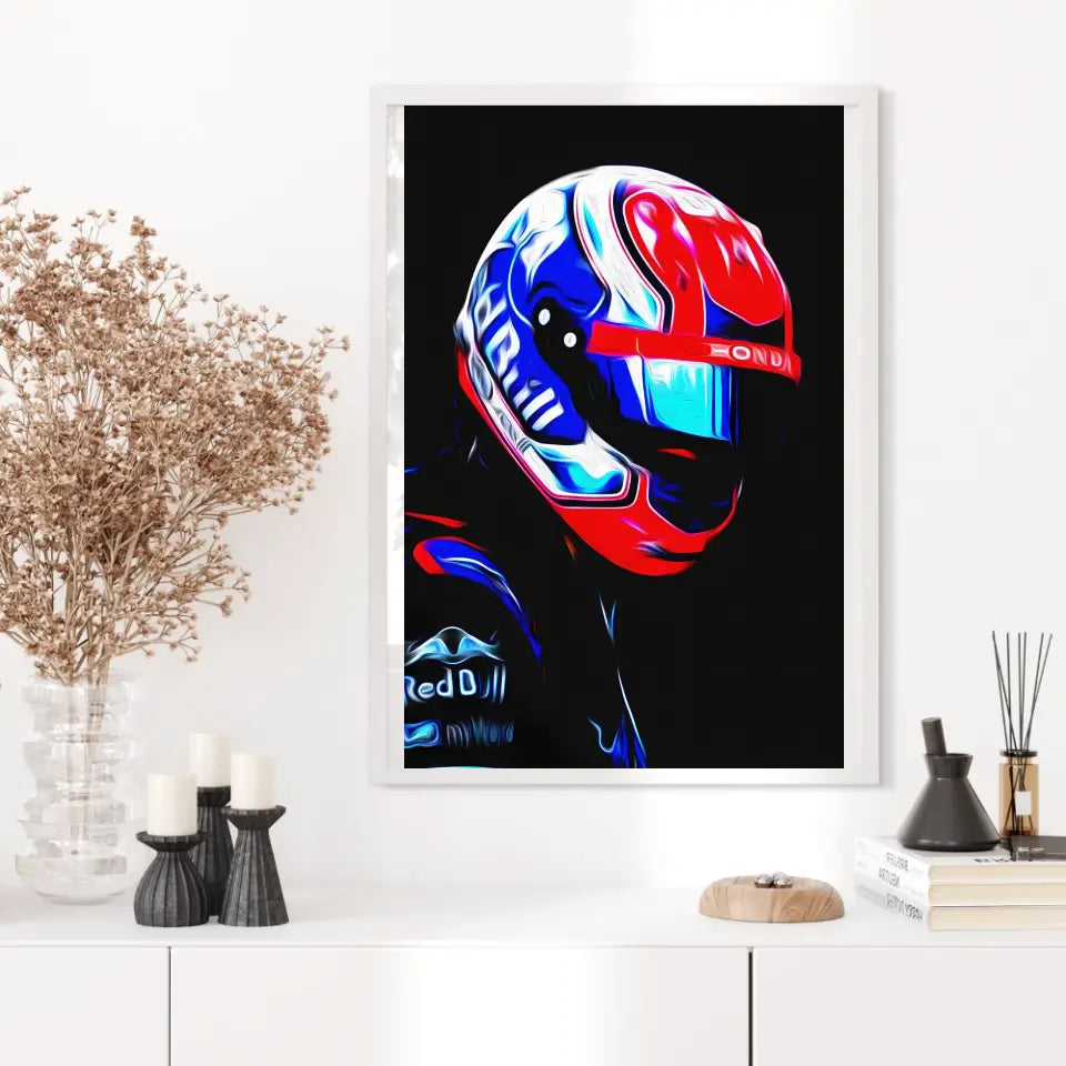 Affiche ou Tableau Pierre Gasly Toro Rosso 2018 Formule 1