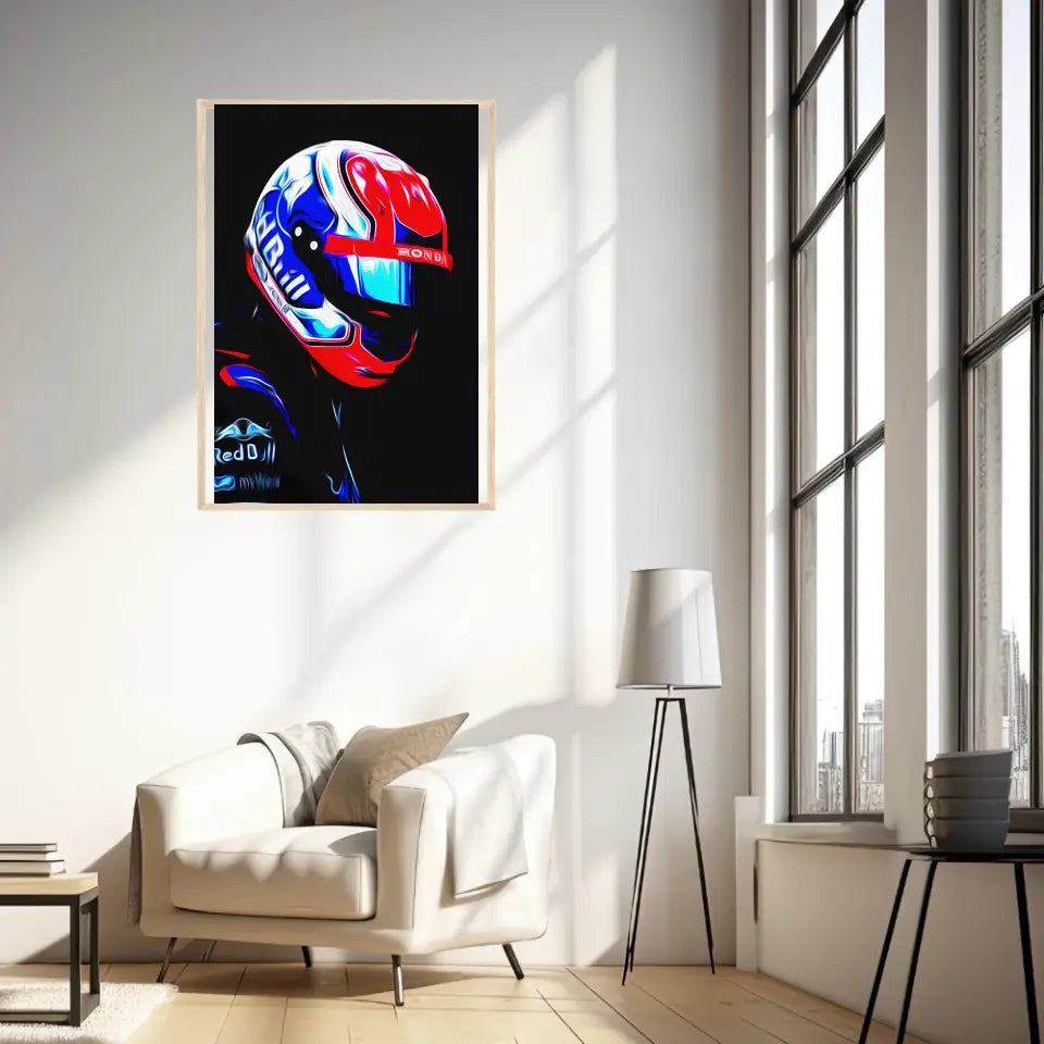 Affiche ou Tableau Pierre Gasly Toro Rosso 2018 Formule 1