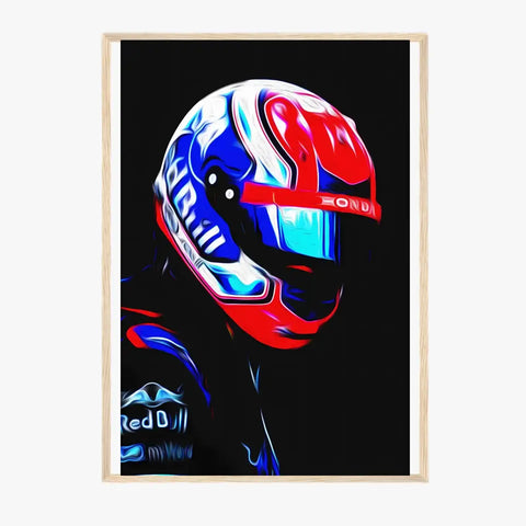 Affiche ou Tableau Pierre Gasly Toro Rosso 2018 Formule 1