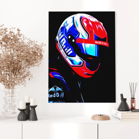 Affiche ou Tableau Pierre Gasly Toro Rosso 2018 Formule 1