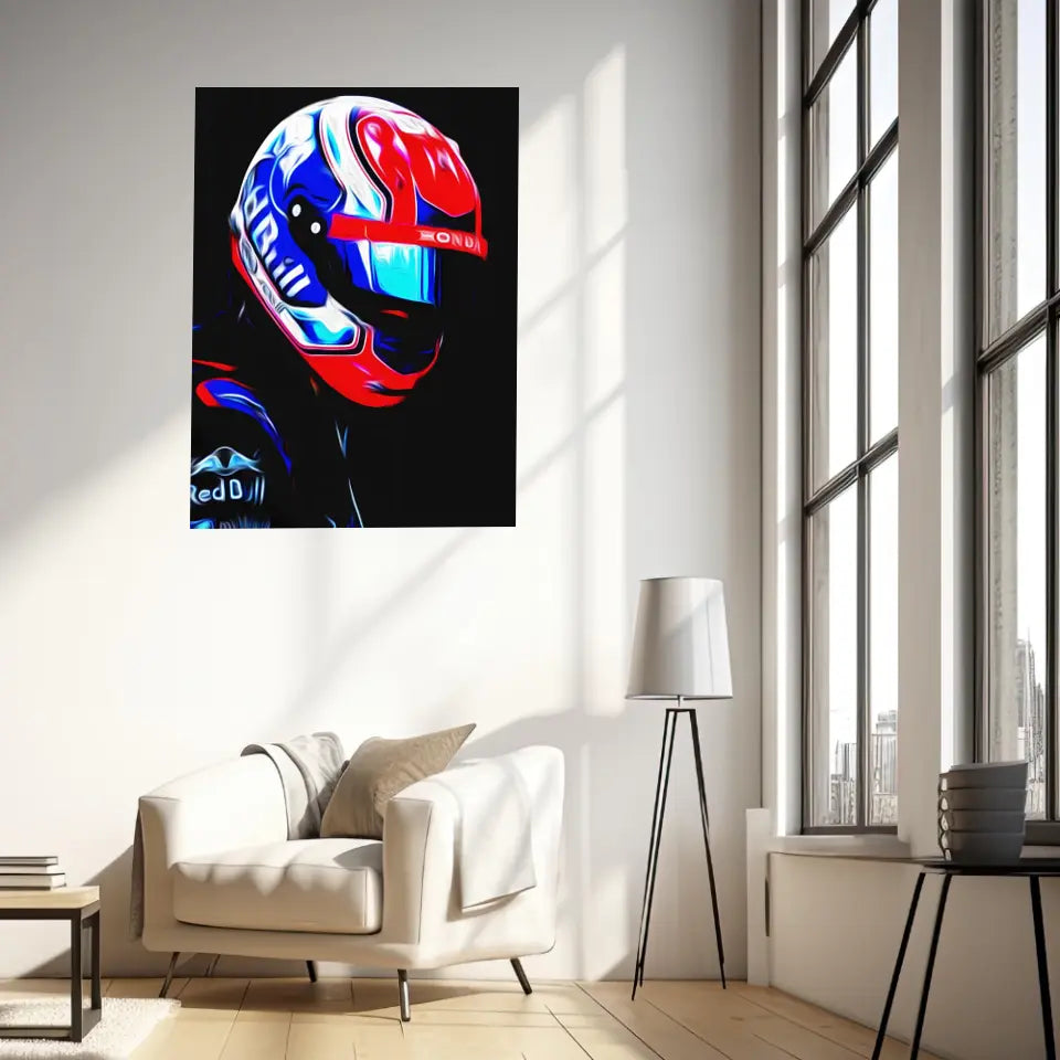 Affiche ou Tableau Pierre Gasly Toro Rosso 2018 Formule 1