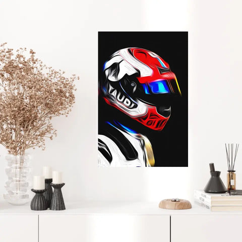 Affiche ou Tableau Pierre Gasly Alpha Tauri 2021 Formule 1