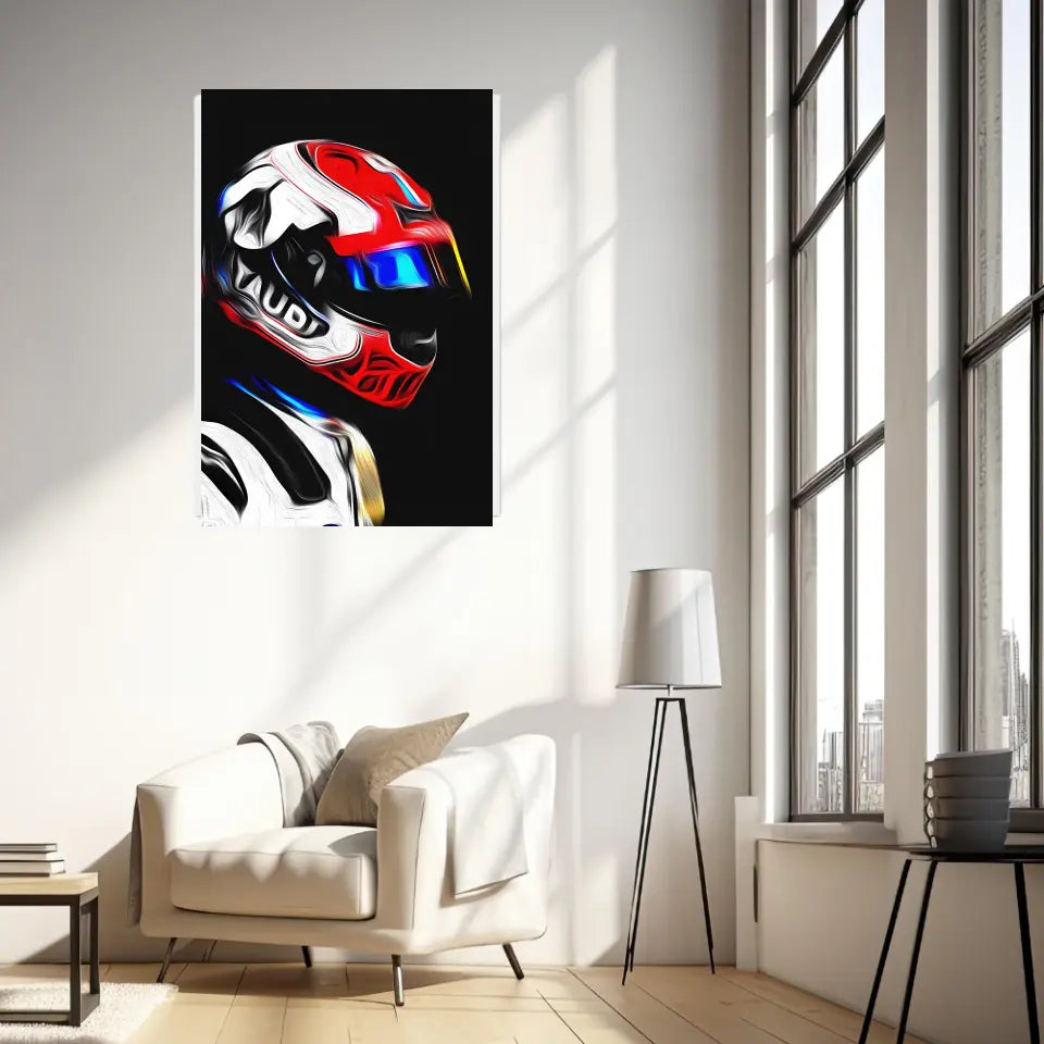 Affiche ou Tableau Pierre Gasly Alpha Tauri 2021 Formule 1