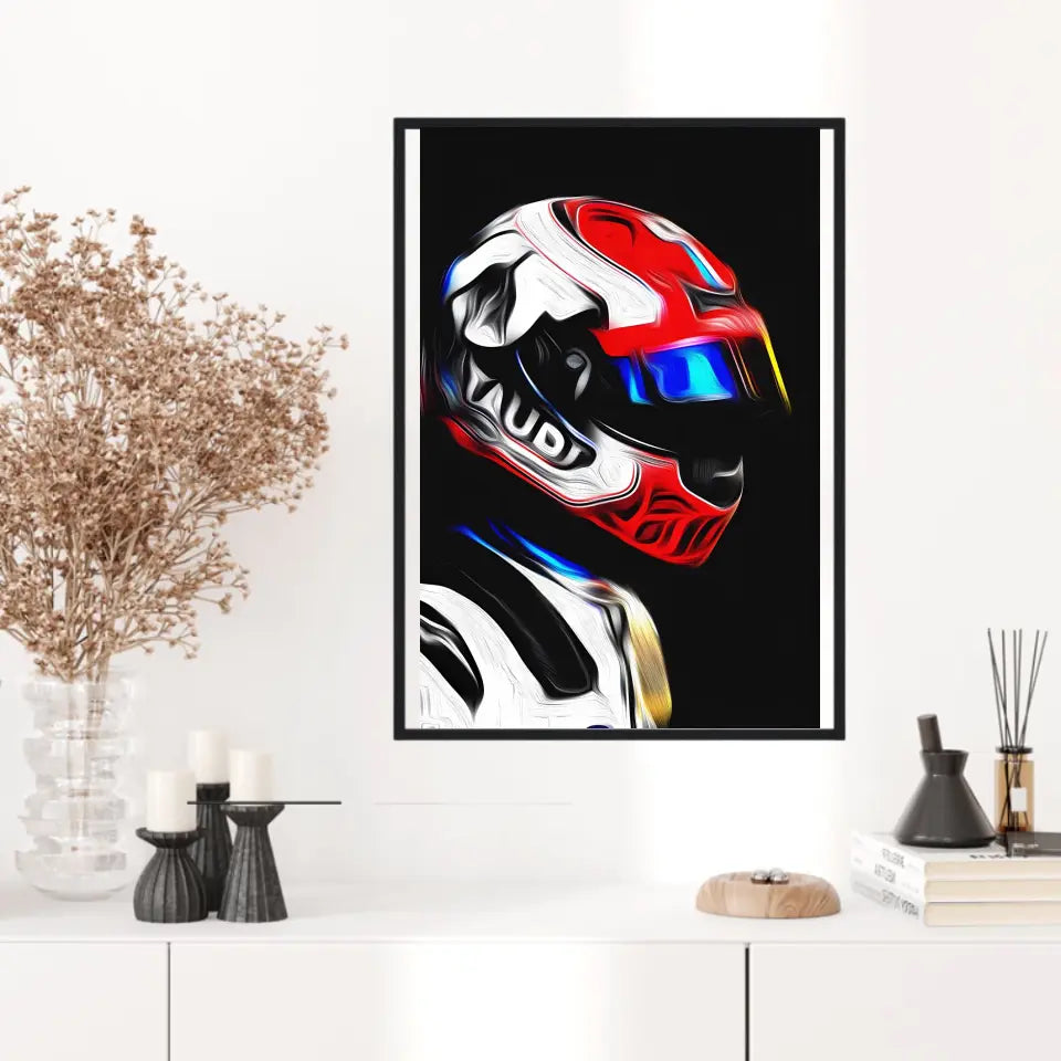 Affiche ou Tableau Pierre Gasly Alpha Tauri 2021 Formule 1