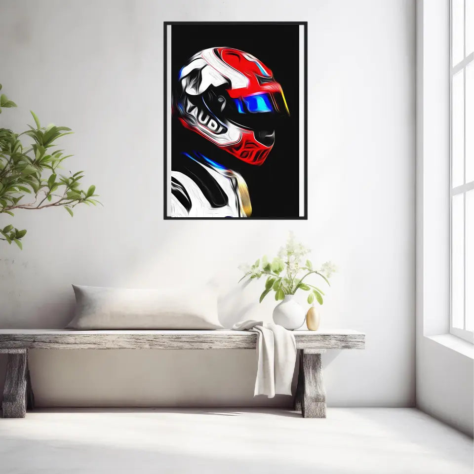 Affiche ou Tableau Pierre Gasly Alpha Tauri 2021 Formule 1