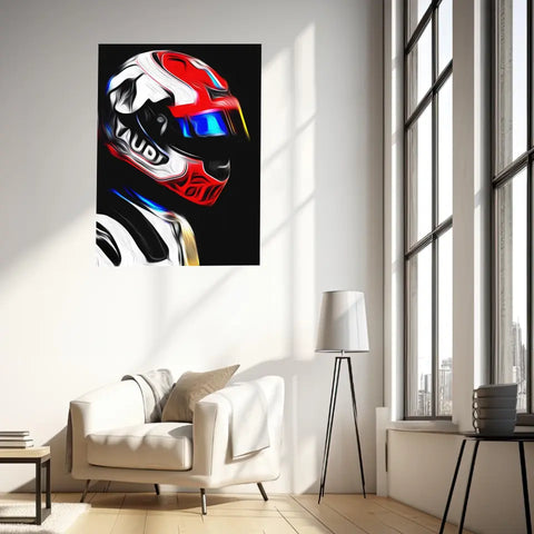 Affiche ou Tableau Pierre Gasly Alpha Tauri 2021 Formule 1