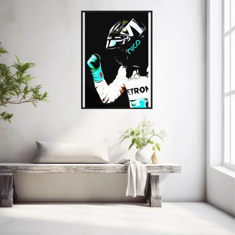 Affiche ou Tableau Nico Rosberg Mercedes 2016 Formule 1