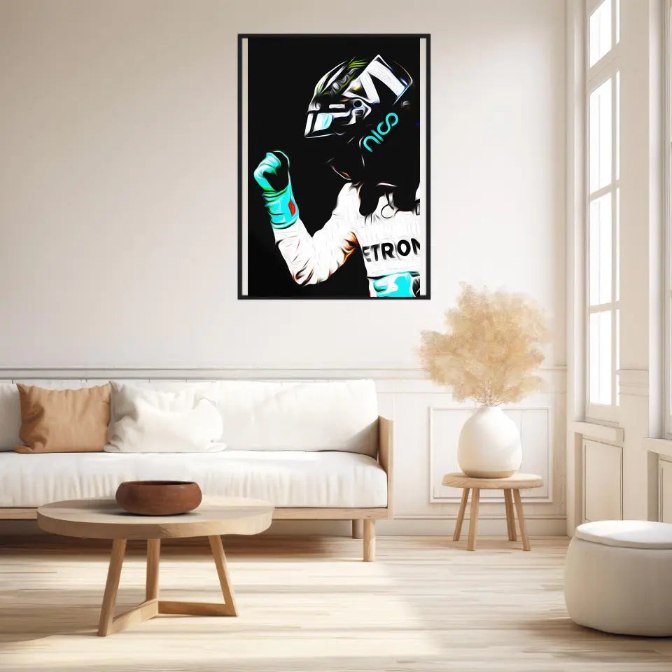 Affiche ou Tableau Nico Rosberg Mercedes 2016 Formule 1