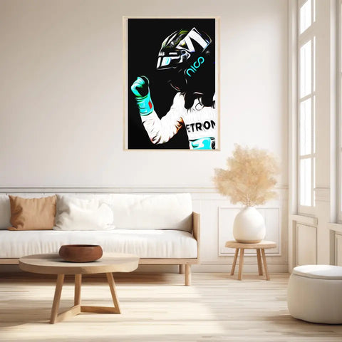 Affiche ou Tableau Nico Rosberg Mercedes 2016 Formule 1