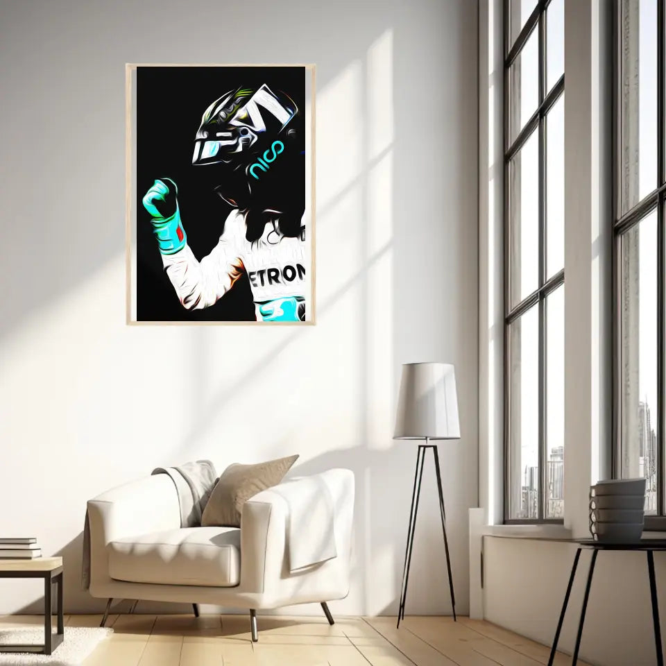 Affiche ou Tableau Nico Rosberg Mercedes 2016 Formule 1