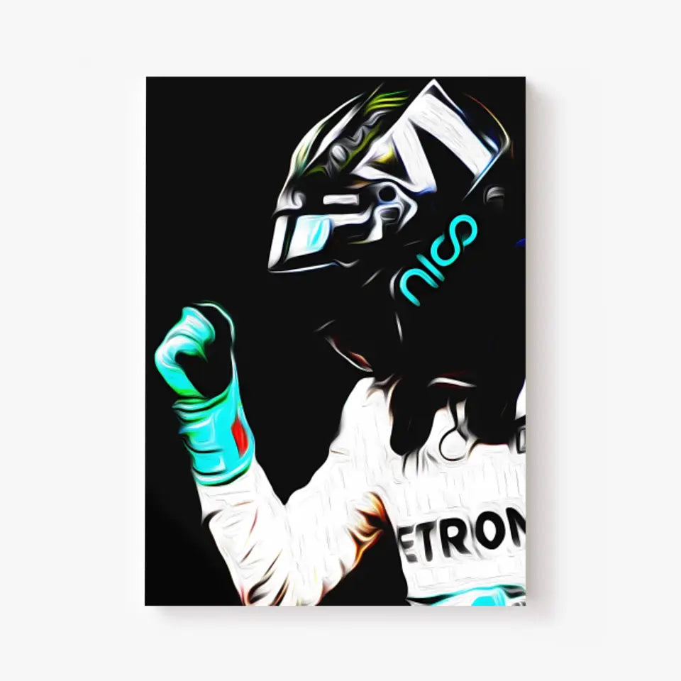 Affiche ou Tableau Nico Rosberg Mercedes 2016 Formule 1
