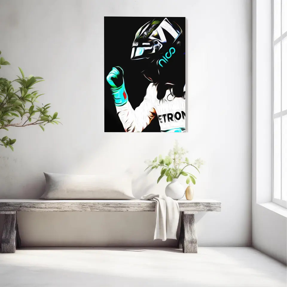 Affiche ou Tableau Nico Rosberg Mercedes 2016 Formule 1