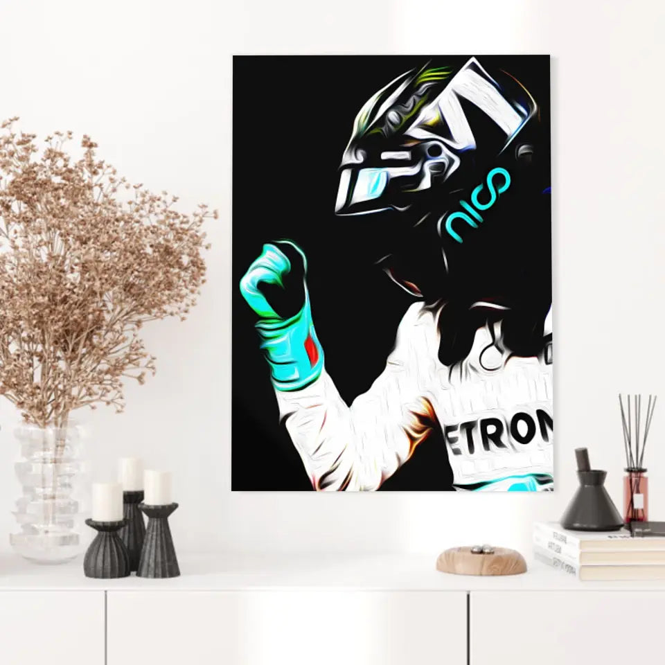 Affiche ou Tableau Nico Rosberg Mercedes 2016 Formule 1