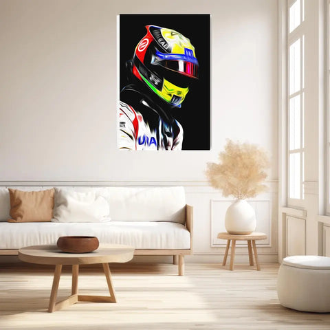 Affiche ou Tableau Mick Schumacher Haas 2021 Formule 1