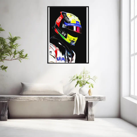 Affiche ou Tableau Mick Schumacher Haas 2021 Formule 1