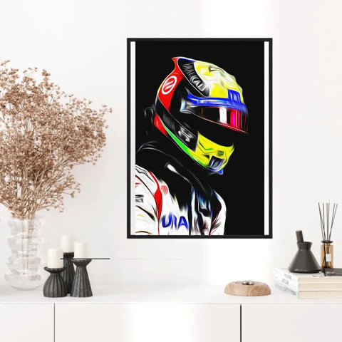 Affiche ou Tableau Mick Schumacher Haas 2021 Formule 1