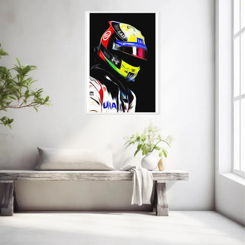 Affiche ou Tableau Mick Schumacher Haas 2021 Formule 1