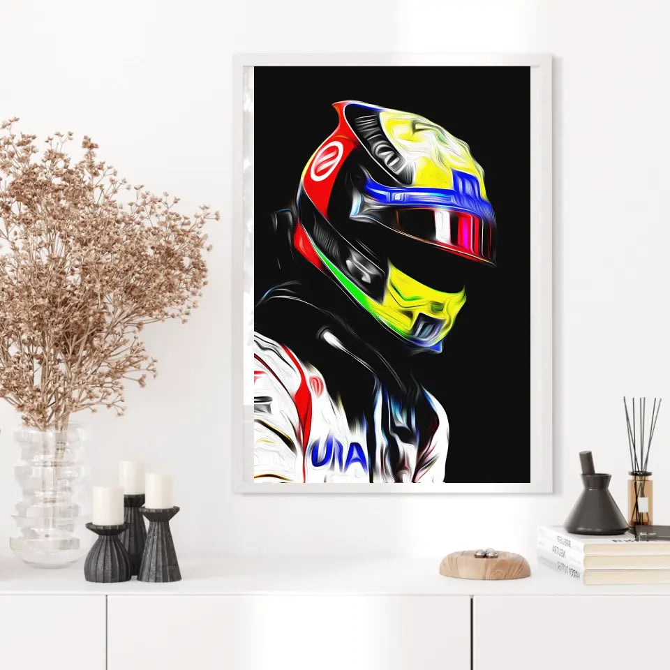 Affiche ou Tableau Mick Schumacher Haas 2021 Formule 1