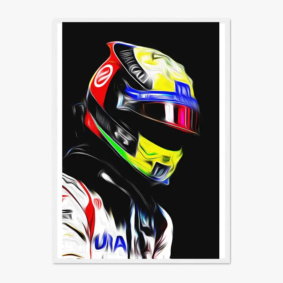 Affiche ou Tableau Mick Schumacher Haas 2021 Formule 1