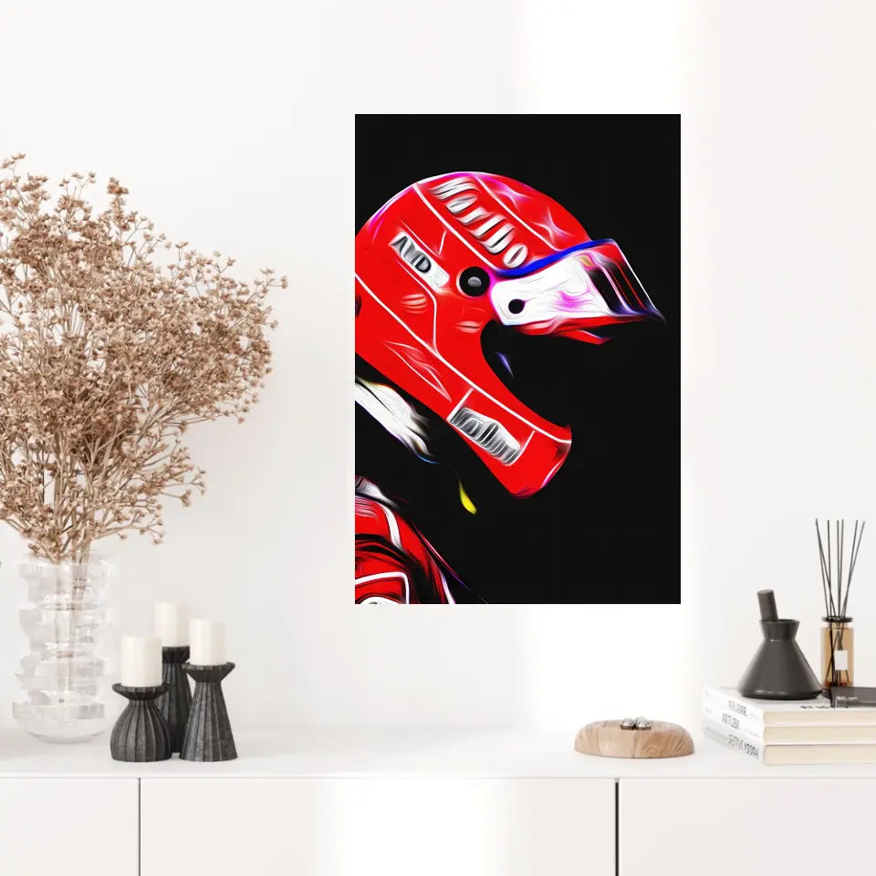 Affiche ou Tableau Michael Schumacher Ferrari 2006 Formule 1