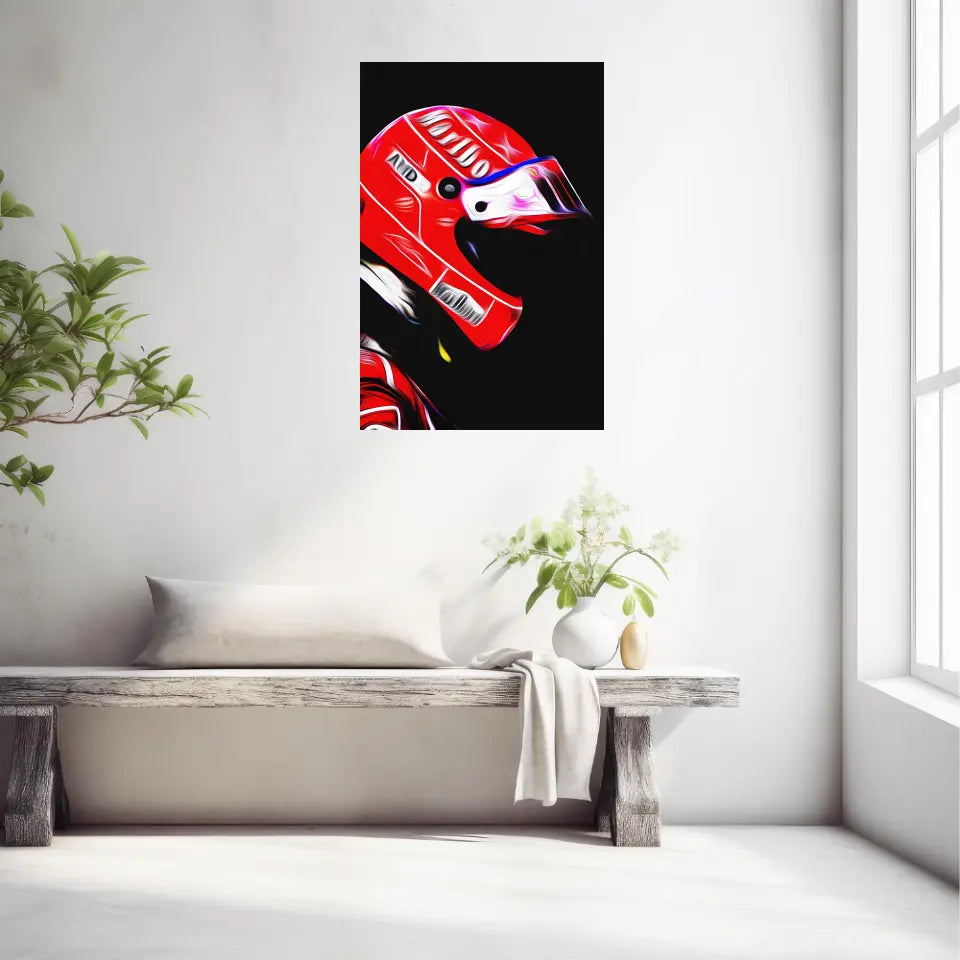 Affiche ou Tableau Michael Schumacher Ferrari 2006 Formule 1