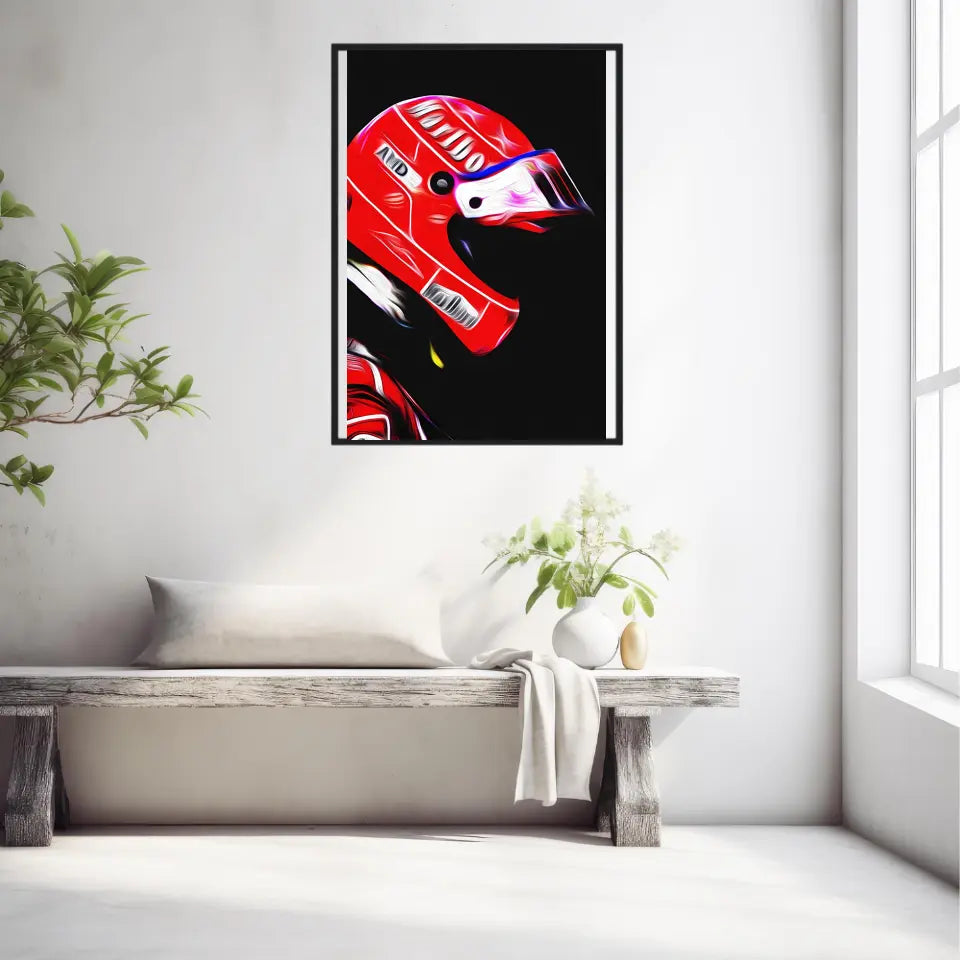 Affiche ou Tableau Michael Schumacher Ferrari 2006 Formule 1